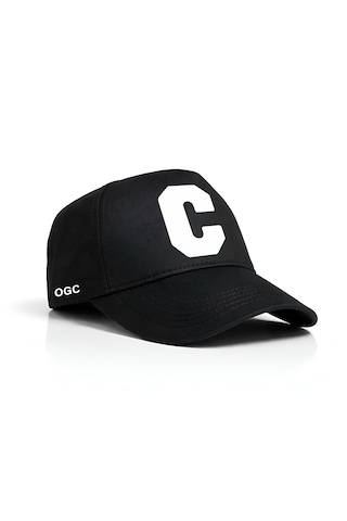 Ogc C Harfi Unisex Şapka Siyah