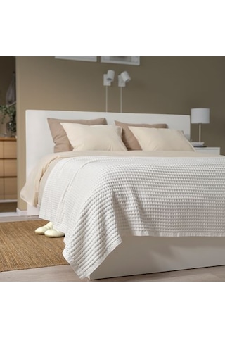 Ikea Pelartuja Yatak Örtüsü, Beyaz, 150x250 Cm