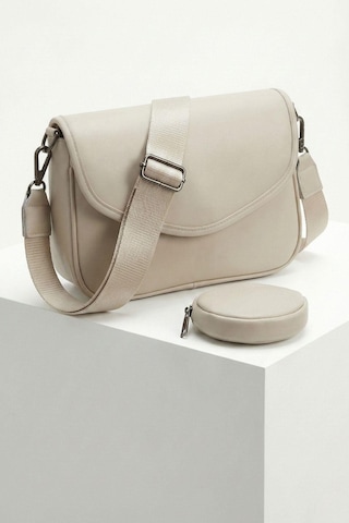 Rovebella Twin Bag Krem Çanta