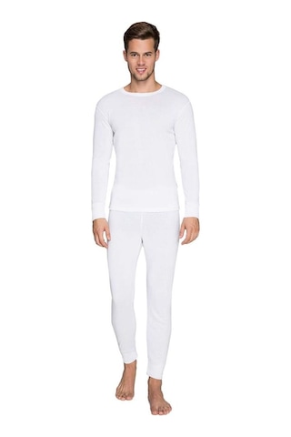 Yetişkin Termal İçlik - Thermoform - Heavy - Unisex - Beyaz Çok Renkli