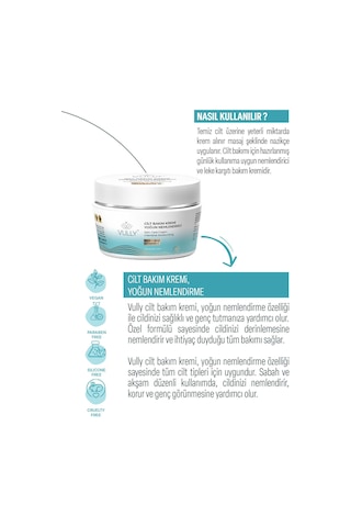 Vully Aydınlatıcı Nemlendirici ve Renk Tonu Eşitleyici Yüz Kremi 50 ML
