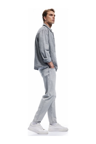 Koton Normal Bel Pamuklu Tapered Fit Jean Pantolon - Joe Jean Gri 6wam40070nd Gri