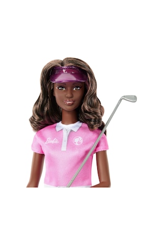 Barbie Golf Oyuncusu, Esmer, Moda Bebek, Pembe Golf Kıyafeti, Giy
