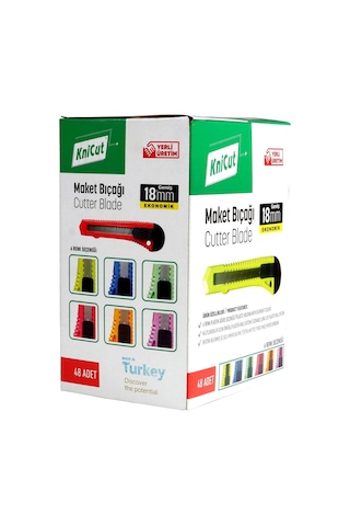 Knıcut Mb52109 Geniş Maket Bıçağı 18 MM