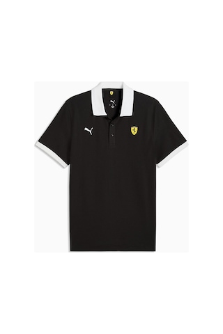 Puma Ferrari Piquet Polo Erkek T-shirt 634248-01 Siyah