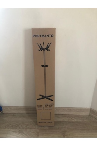 Enzelo Ayaklı Askılık Lüx Portmanto Gri