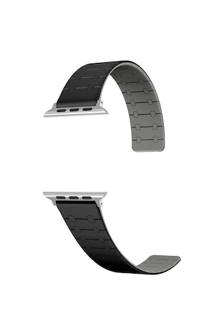 Apple Uyumlu Watch Ultra 49mm Krd-111 Çizgili Desenli Silikon Kordon