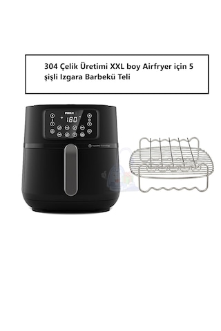 Philips Uyumlu Hd9285/96 Airfryer 5000 Serisi Xxl Connected Fritöz Izgar