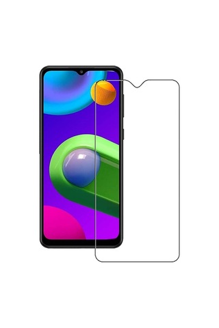 Samsung Uyumlu Galaxy M02 Nano Kırılmaz Cam Ekran Koruyucu Şeffaf