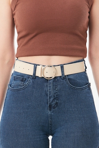 Fullamoda Halkalı Kemer- Taba 20MAKS5268142189-1-Bej