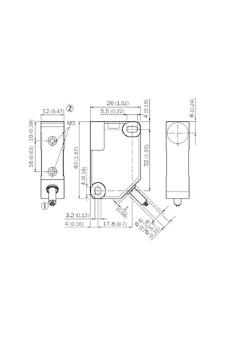 Sick Iq12-08npskw2s 1055436 ,kübik/8mm Pnp-no 3-kablo Endüktif Sensör