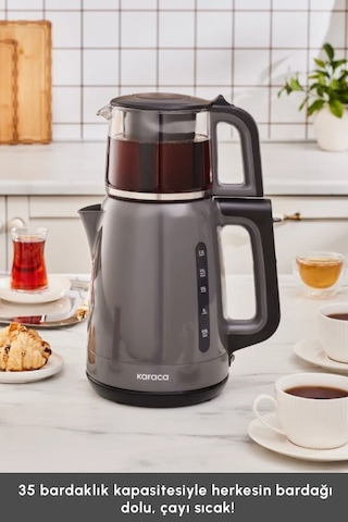 Karaca Mega Tea 1501 1500 W Cam Çay Makinesi