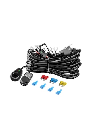 18 Awg Kablo 15a Off Road Led Açma Kapama Tuşlu Uzaktan Kumandalı