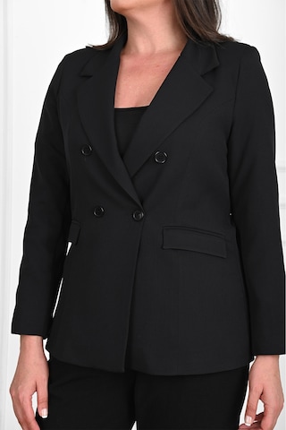 Kadın Astarlı Büyük Beden Blazer Ceket 0101-1 001