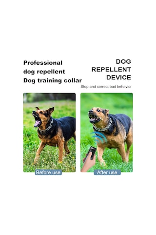 Geeroyoo Taşınabilir Ultrasonik Köpek Eğitici, Çift Modlu Led Fenerli, Şarj Edilebilir, Güvenli Ve Etkili Köpek Kontrol Cihazı