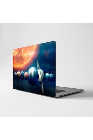 Güneş Sistemi Ve Gezegenler Temalı Laptop Apple Uyumlu MacBook Üzerine Kaplama
