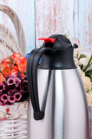 Cooker Ckr2116 3 Litre Çift Katlı Paslanmaz Çelik Termos Gri