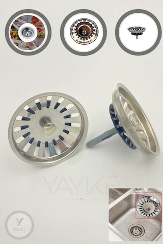 Yayke Lavabo Süzgeci Lavabo Gider Süzgeci Mutfak Lavabo Evye