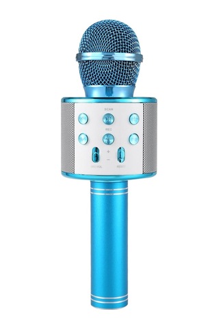 Lemestar Bluetooth Mikrofon Ve Hoparlör Birleşik Cihaz, Kaliteli Ses, Otomatik Gürültü Azaltma, Tf Kart Desteği, Çoklu Cihazla Uyumlu, Mavi