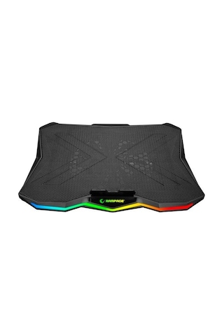 Rampage Ad-rc8 Showy Siyah 180mm Fan 15''-17'' Rgb Işıklı Notebook Soğutucu Stand-121104
