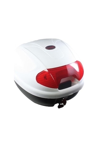 Arwic 32 Lt Motosiklet Çantası Beyaz Topcase