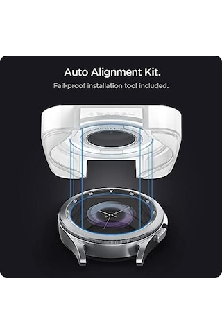 Galaxy Uyumlu 4 42mm / 3 41mm Cam Ekran Koruyucu Kolay Kurulum Glas.tr Ez Fit Slim Hd 2 Adet - Agl03747