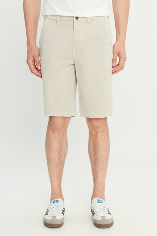 Lee Regular Fit Lastik Bel Detaylı Pamuklu Esnek Erkek Chino Şort L2510538369 Bej