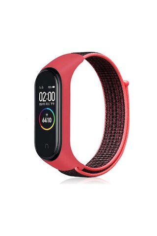 Xiaomi Mi Band 4 Uyumlu Krd-03 Hasır Kordon - Metalik