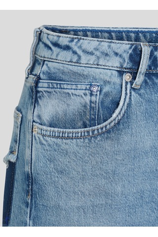 Karl Lagerfeld Jeans Yüksek Bel Dar Paça Mavi Kadın Denim Pantolon 240j1111