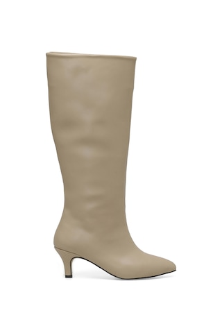 Butigo Helly 3pr Krem Kadın Topuklu Çizme 000000000101740936 Bej
