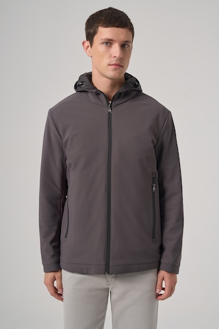 Morven Erkek Füme Trend Çift Taraflı Kapüşonlu Mont 26ks024006050 Füme