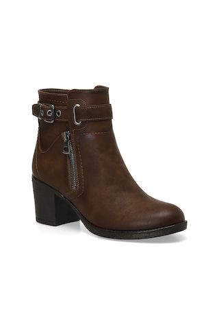 Butigo 24k-1031 4pr Taba Kadın Topuklu Bot 000000000101924972 Taba