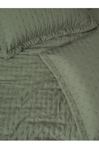Cotton Box Serra Çift Kişilik Yatak Örtüsü Niva Adaçayı Adaçayı