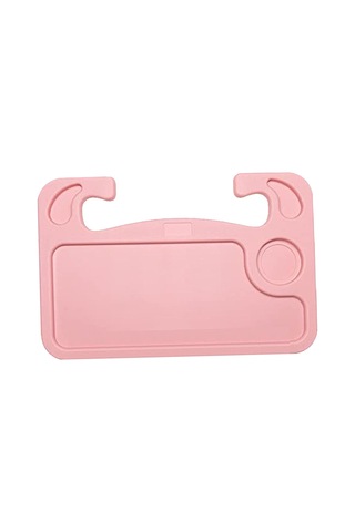 Homyl Araba Direksiyon Masası Seyahat Yiyecek Tepsisi Pembe