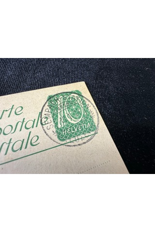 İsviçre Antiye 1924 Yıılında Postadan Geçmiş Helvetia
