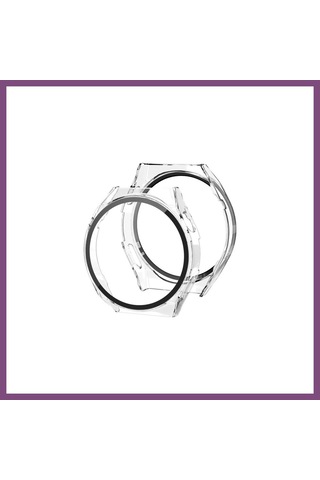 Twin Store Huawei Watch Gt2 46mm Dota Camlı Kasa Ekran Koruyucu - Şeffaf Bzstwın
