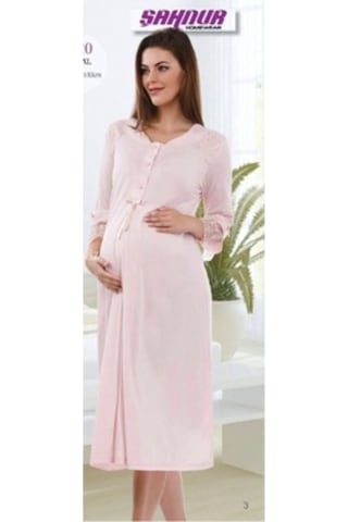 Şahnur 2192 Hamile Lohusa Bayan Gecelik (554028605)