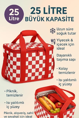 Lexroo 25l Taşınabilir Icebox Soğutucu Buzluk Çok Renkli