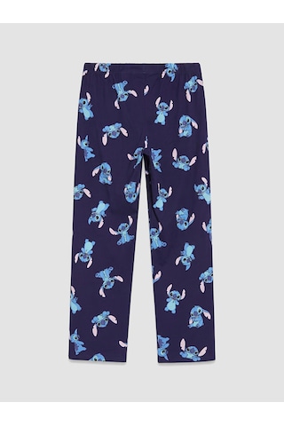 Lcw Young Lacivert Stitch Desenli Kadın Pijama Alt