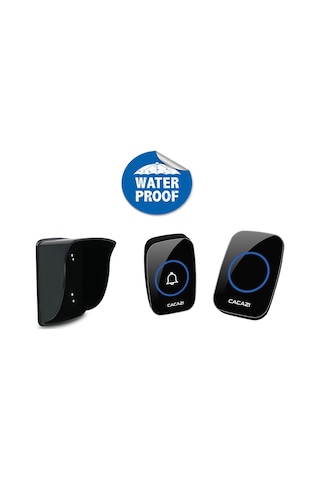 Kablosuz  Uzaktan Kumandalı Kapı Zili -Su Geçirmez Koruyucu Kapak