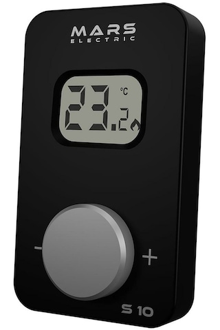 Mars S10 Kablosuz Siyah Oda Termostadı