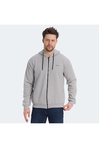 Slazenger KOZZAX IN Erkek Sweatshirt Gri