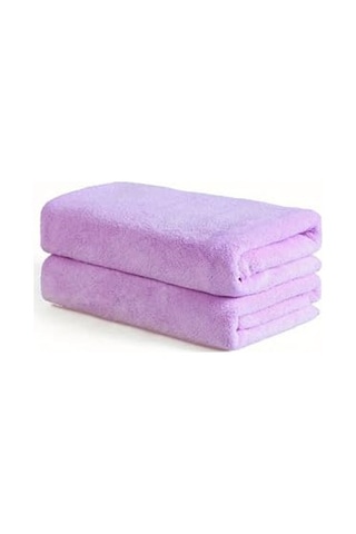 Banyo El Yüz Yumuşak Duş Havlusu 50 X 90 Cm - Pudra Pembe Genel