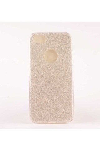 Apple Uyumlu iPhone 5 Kılıf Zore Shining Silikon Gümüş