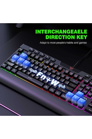 Onikuma G21 RGB Oyuncu Klavye Mouse Set