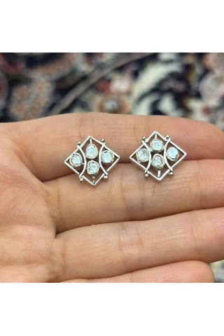 Polki Elmas Geçmeli Küpe 104