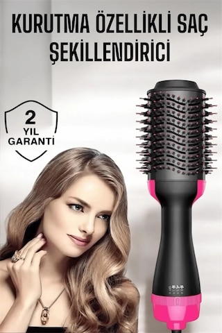 Mey İthalat 1200 Watt Gücünde, Negatif İyon Teknolojili, 3 Isı Kademeli Fön Tarağı