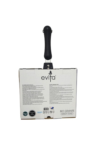 Evita Bio Granit Ocak Üstü El Tost Makinesi Siyah Siyah
