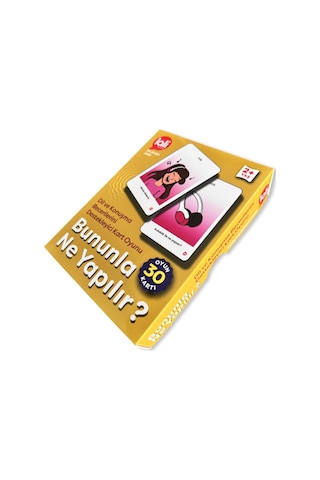Lalai Yayınları Bununla Ne Yapılır + 2 Yaş Dil Gelişim Serisi 30 Kart