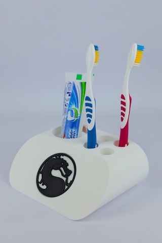 Mortal Kombat - Dekoratif Diş Fırçalık Beyaz